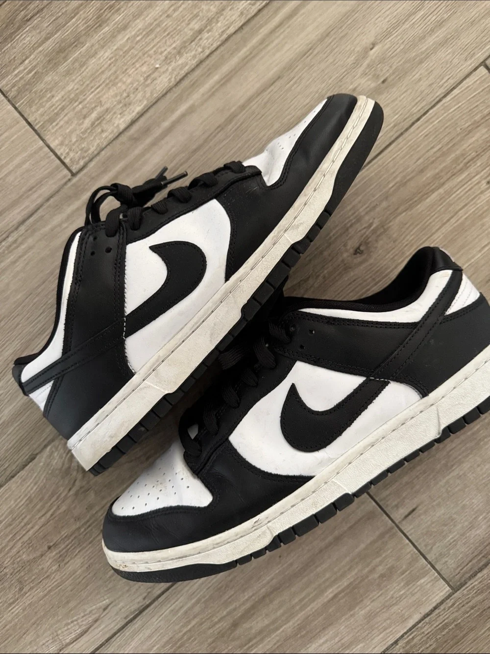 Nike Black and White Low-Top Sneakers